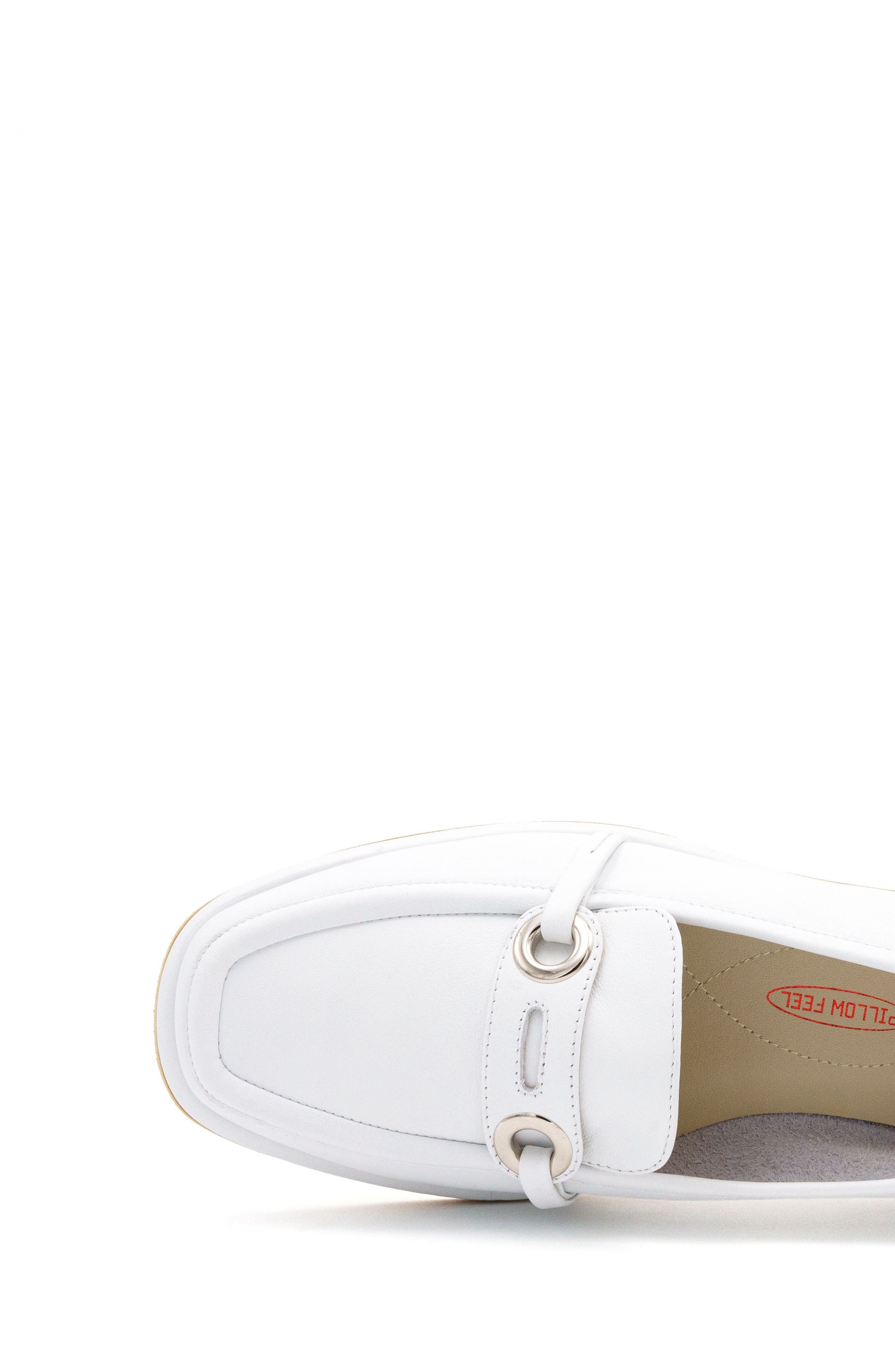 Generosa Penny Loafer, Alternate, color, BIANCO VAPOR