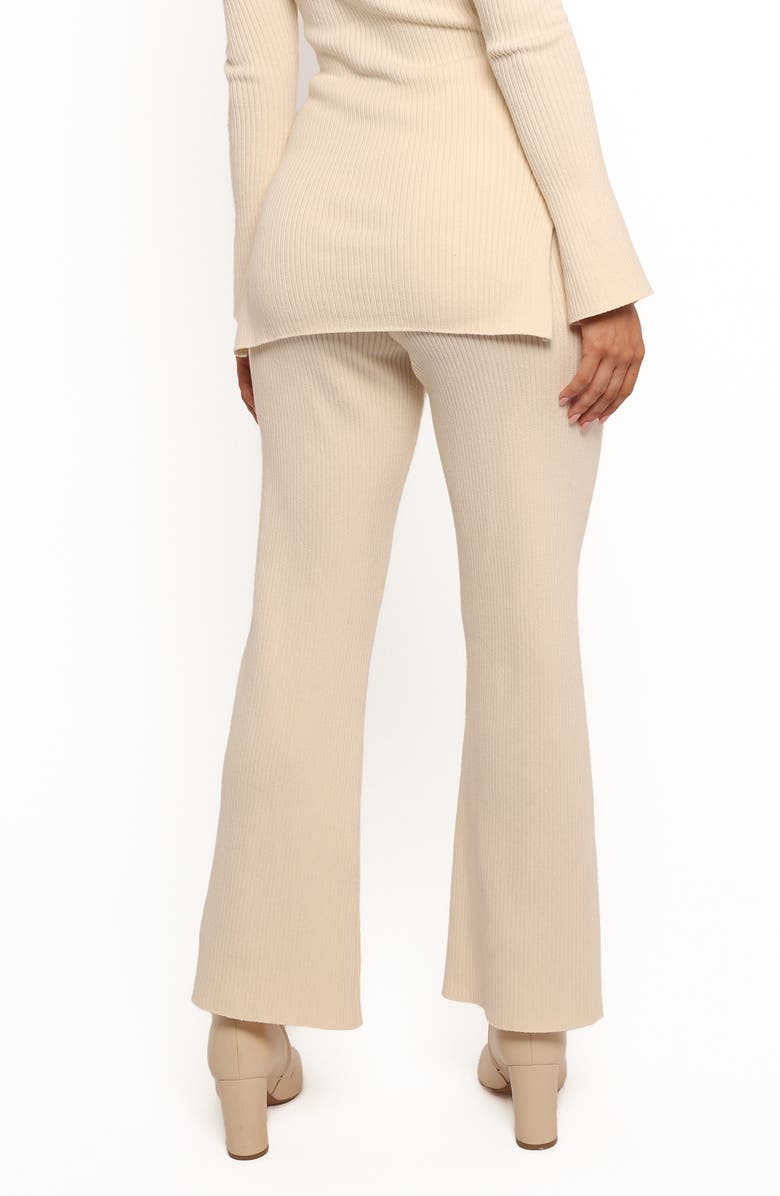 Petal & Pup Beeba Rib Cotton Drawstring Pants, Alternate, color, Cream