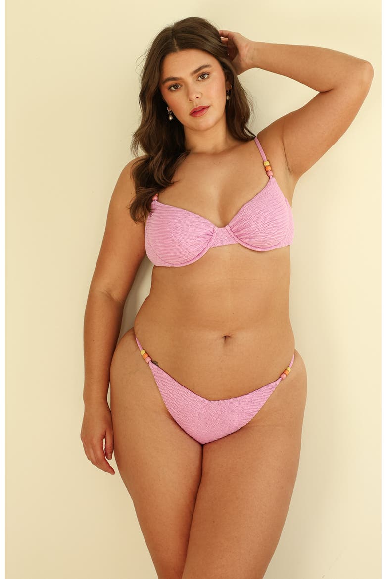 Costa Underwire Bikini Top, Alternate, color, Bloom