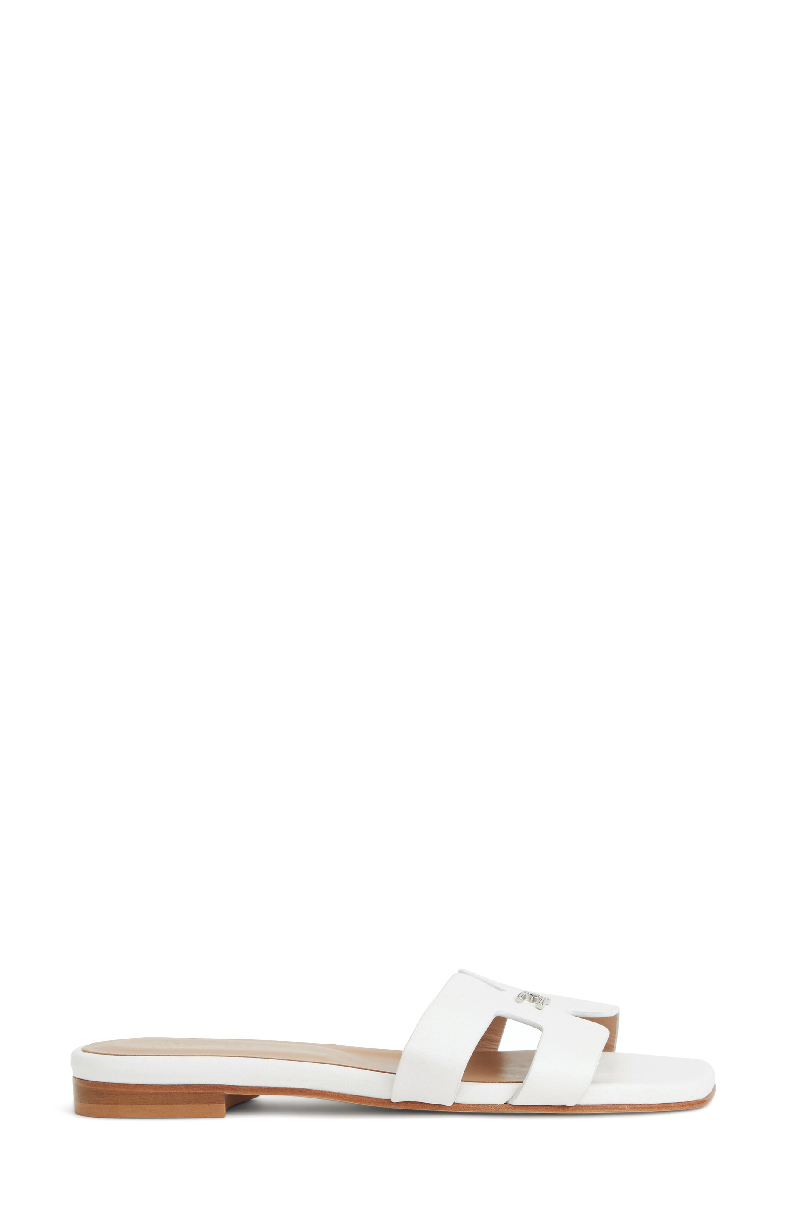 Bruno Magli Fina Slide Sandal, Alternate, color, White