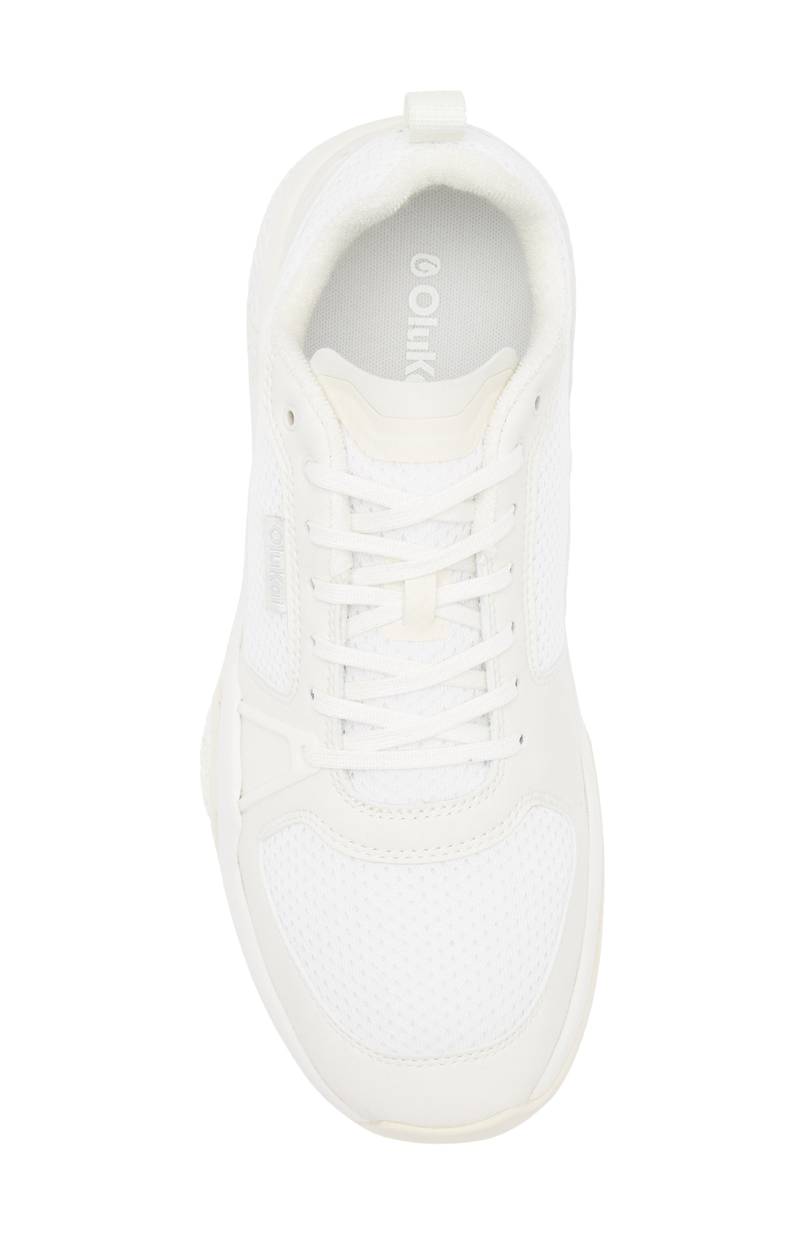 OluKai Anau Sneaker, Alternate, color, Bright White / Bright White