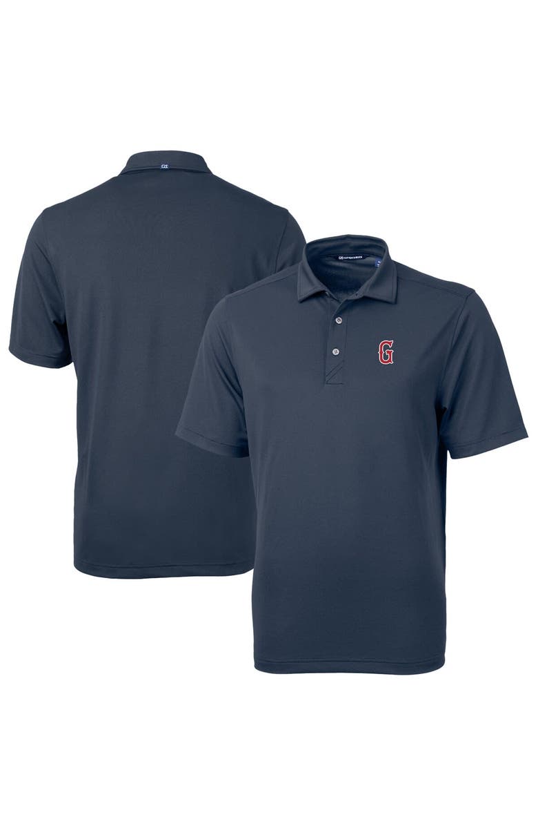 Cutter & Buck Men's Cutter & Buck Navy Greenville Drive Virtue Eco Pique Recycled Polo, Main, color,