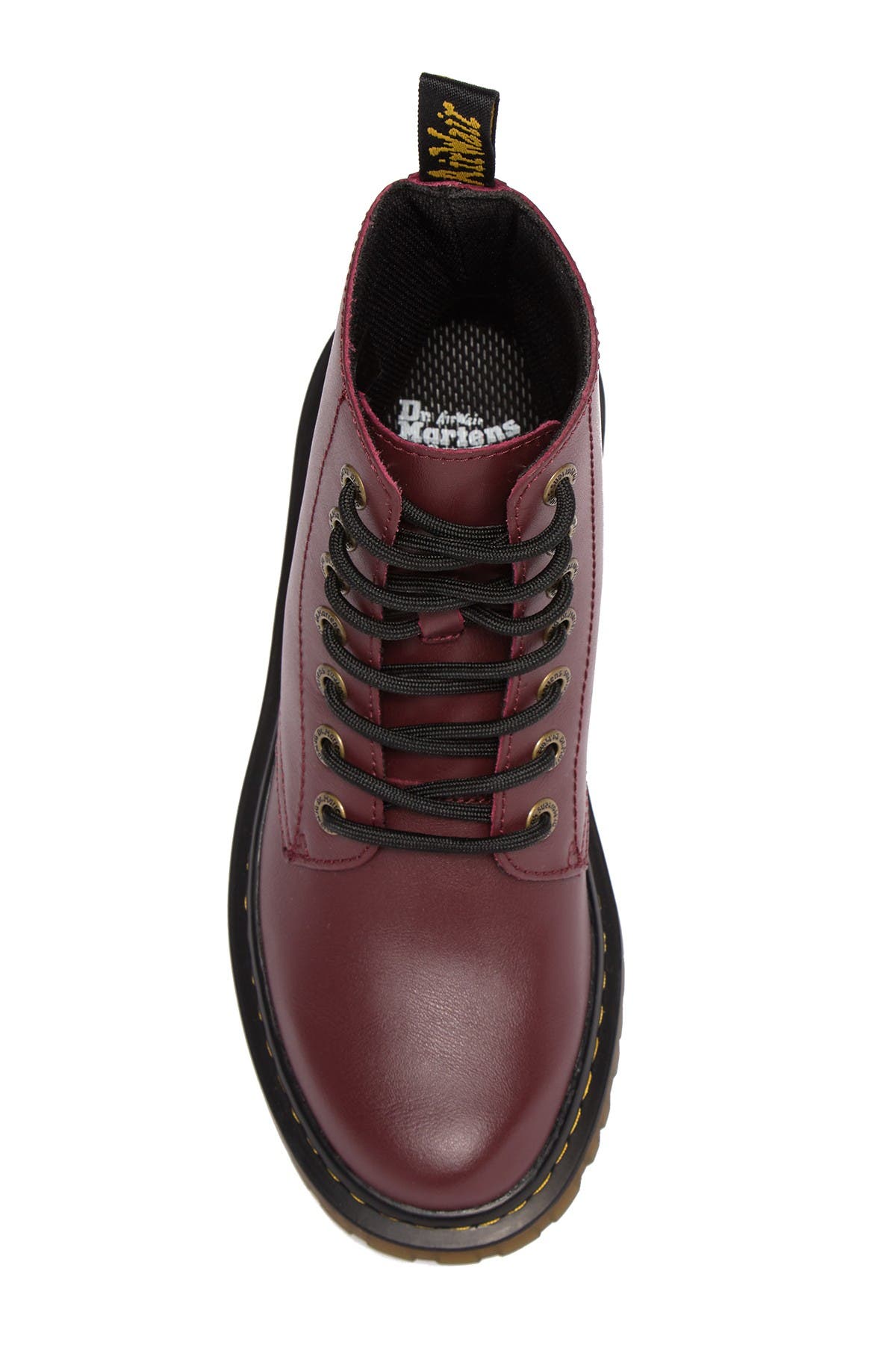 Dr. Martens Luana Leather Lace-Up Boot, Alternate, color, 