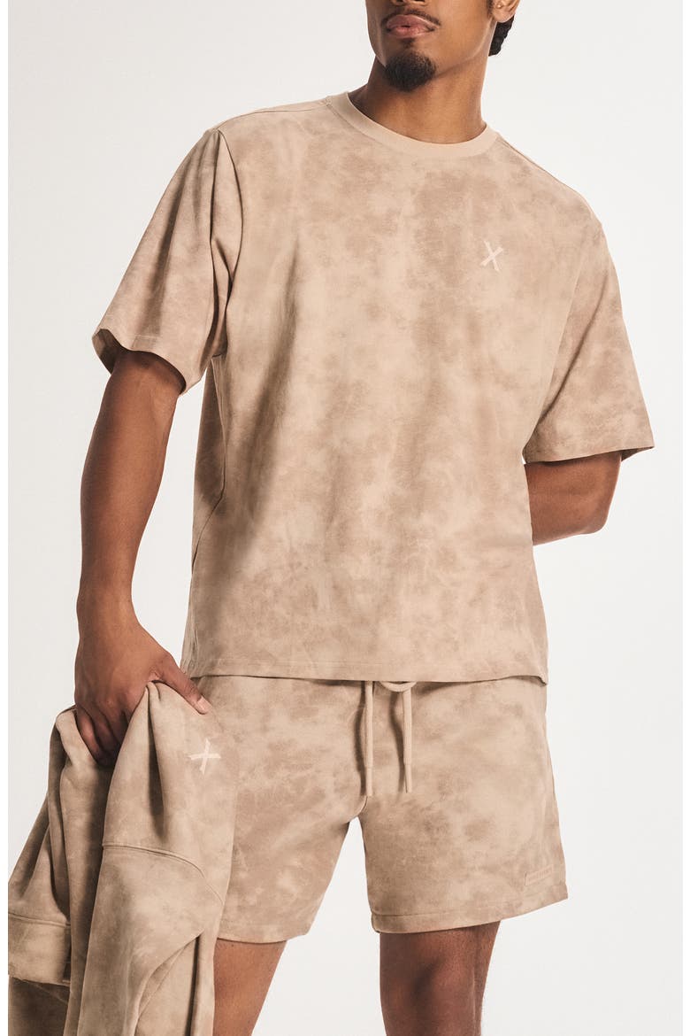Jersey T-Shirt, Main, color, BLANC BROWN DIFFUSED CAMO