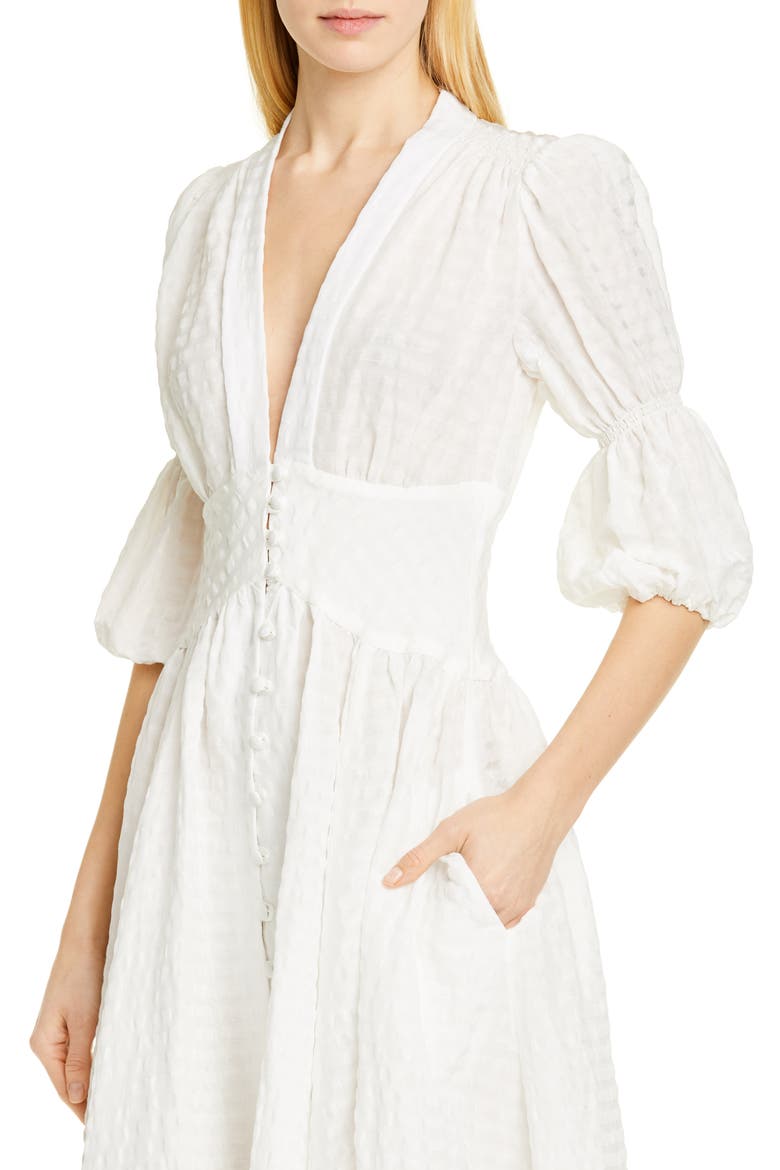 Willow Eyelet Maxi Dress, Alternate, color, OFF WHITE