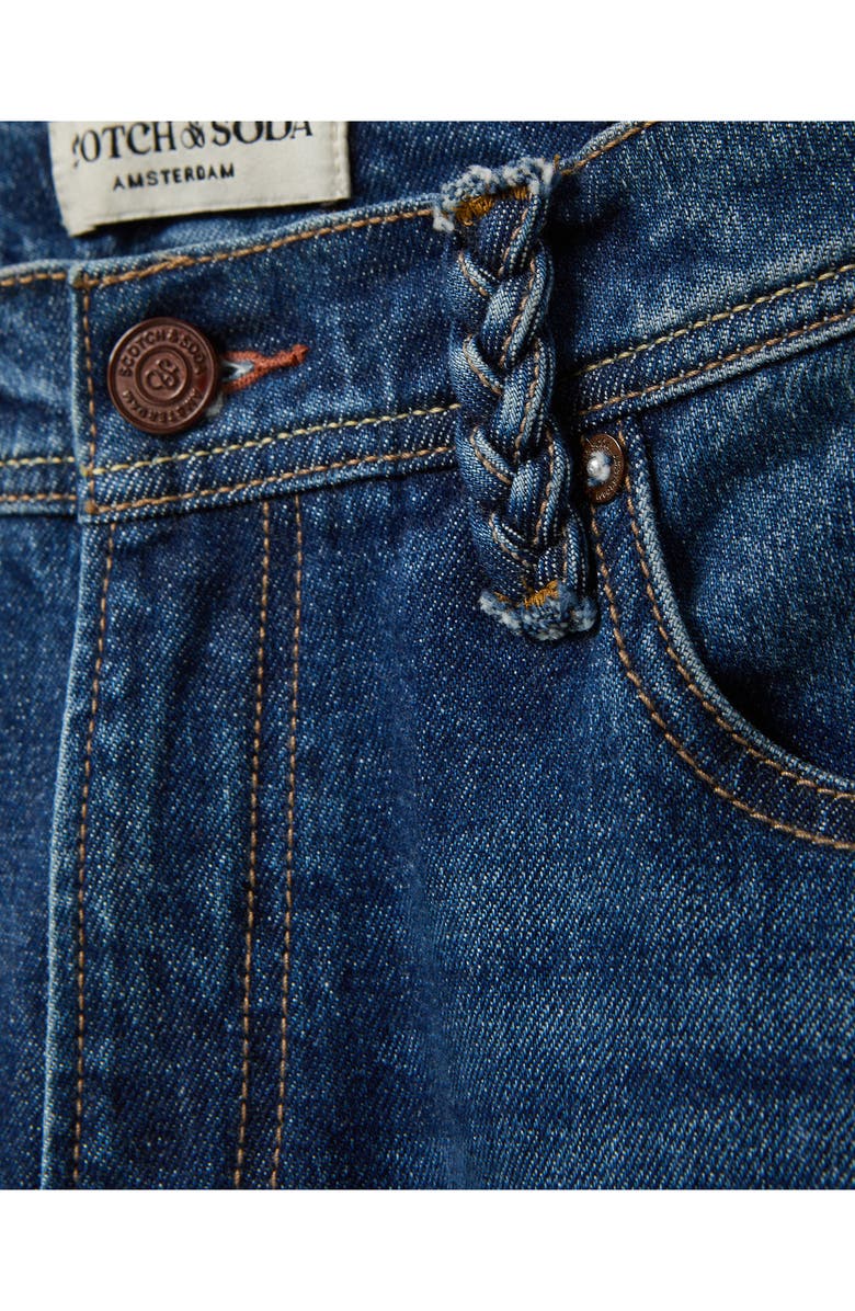 Scotch & Soda The Wave High Waist Wide Leg Jeans, Alternate, color, Tribeca