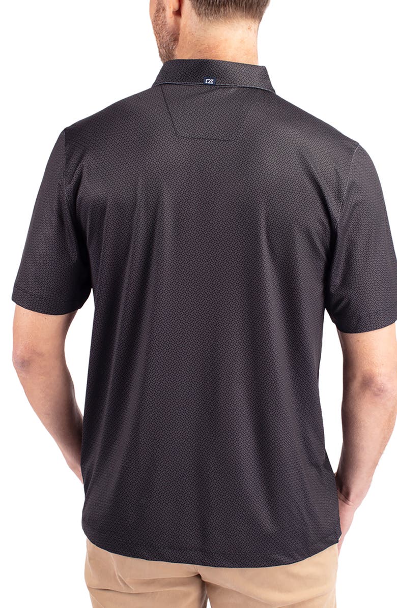 Cutter & Buck Geo Pattern Performance Recycled Polyester Blend Polo, Alternate, color, 