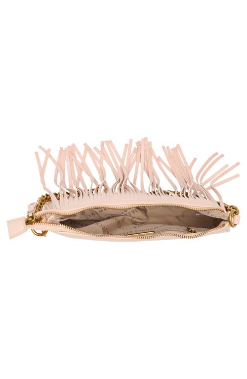 Steve Madden Bcelia Fringe Shoulder Bag In Linen Pink