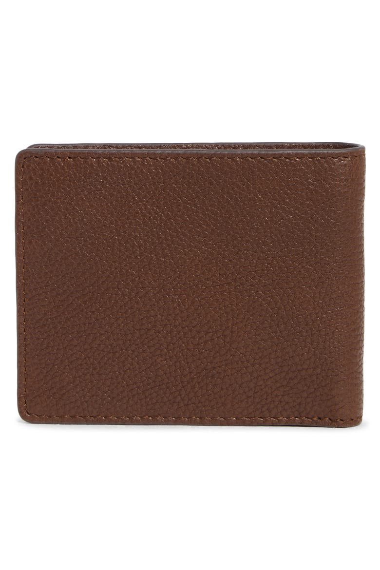 Leather Slimfold Wallet, Alternate, color, BROWN