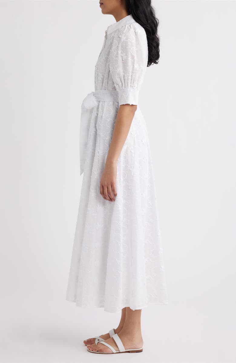 Lilly Pulitzer<sup>®</sup> Larkyn Midi Shirtdress, Alternate, color, Resort White Monarch