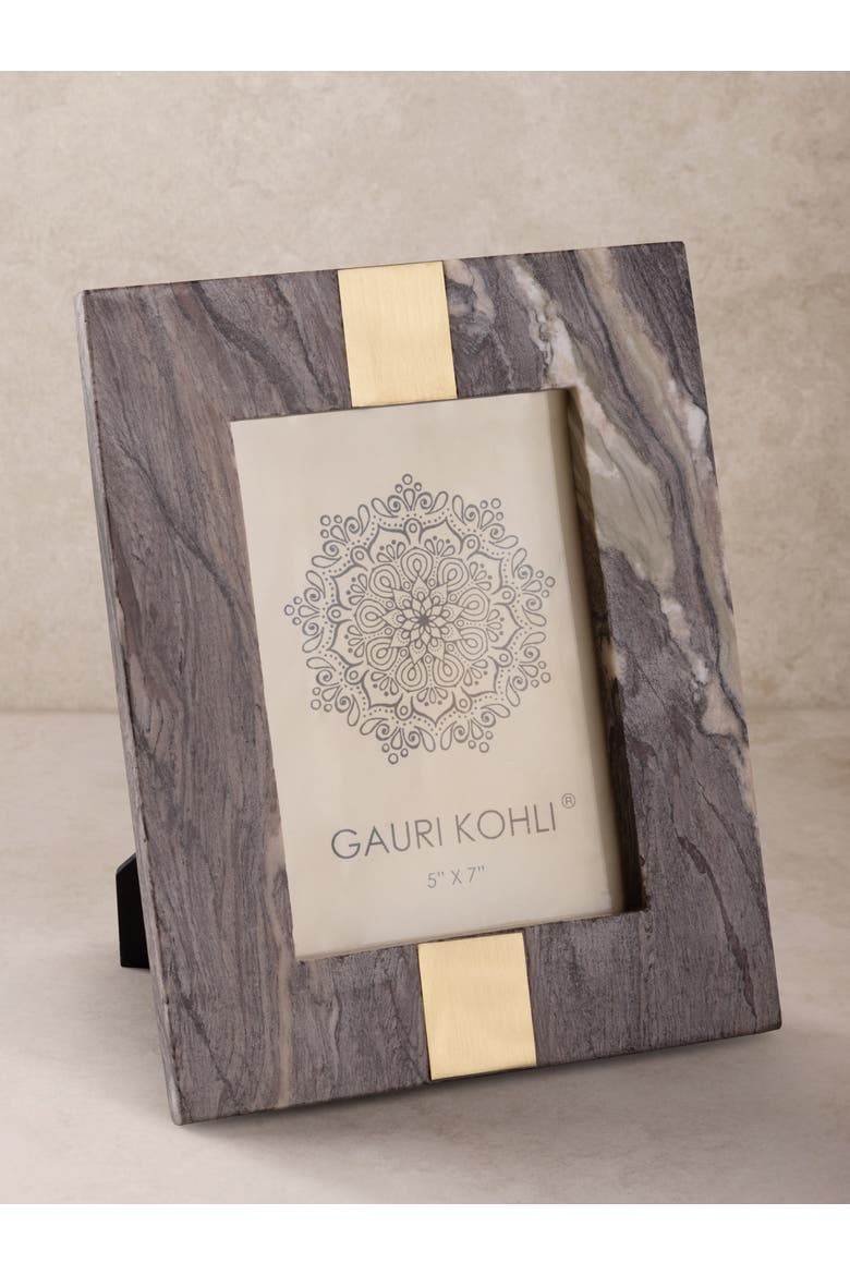 Skye Onyx Picture Frame, Main, color, Mocha Brown