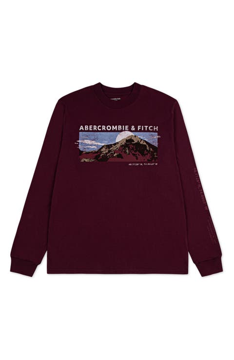 Kids' Mountain Range Long Sleeve Graphic T-Shirt (Little Kid & Big Kid)