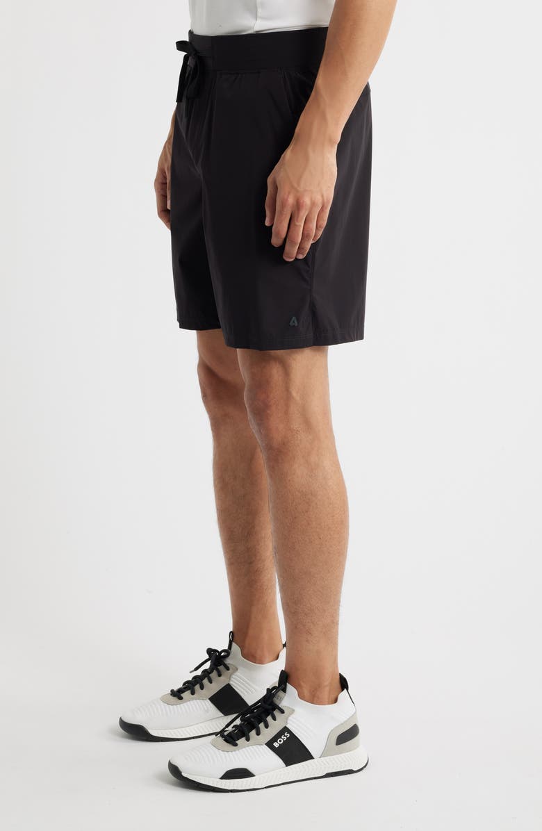 BOSS Active Move 7-Inch Athleisure Shorts, Alternate, color, Black