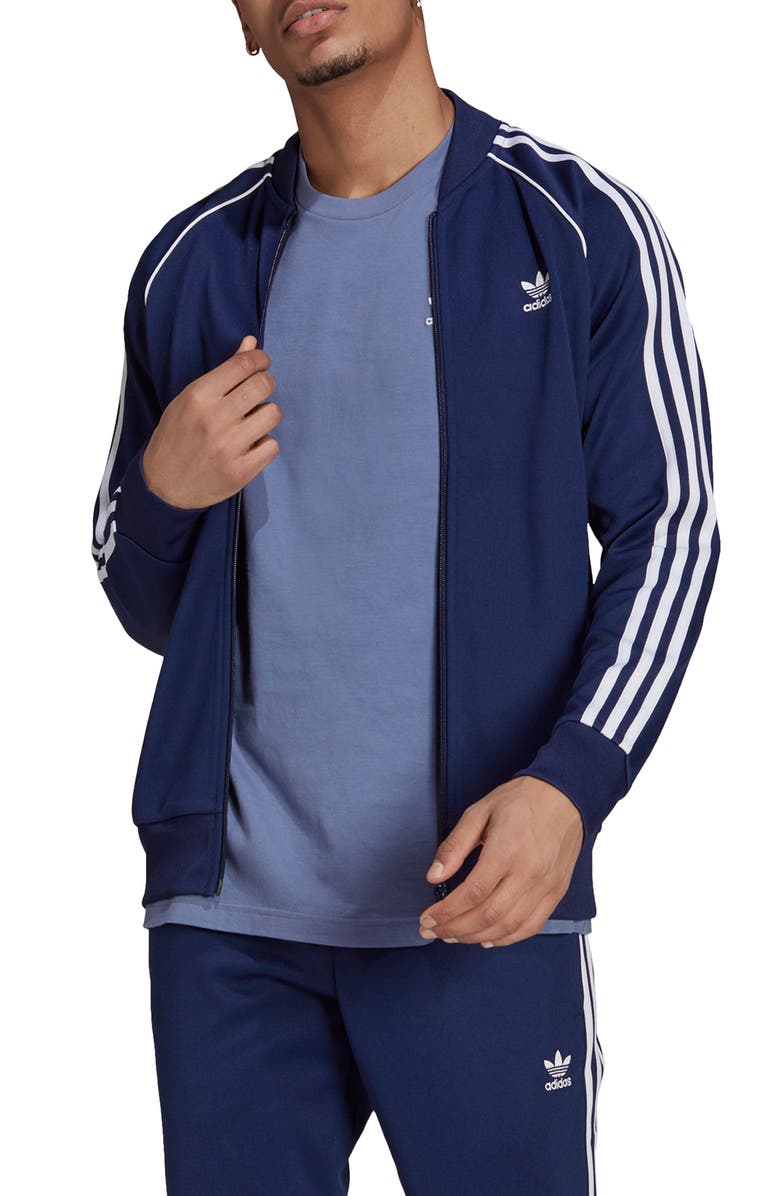 adidas Originals Primeblue Superstar Track Jacket, Main, color, 