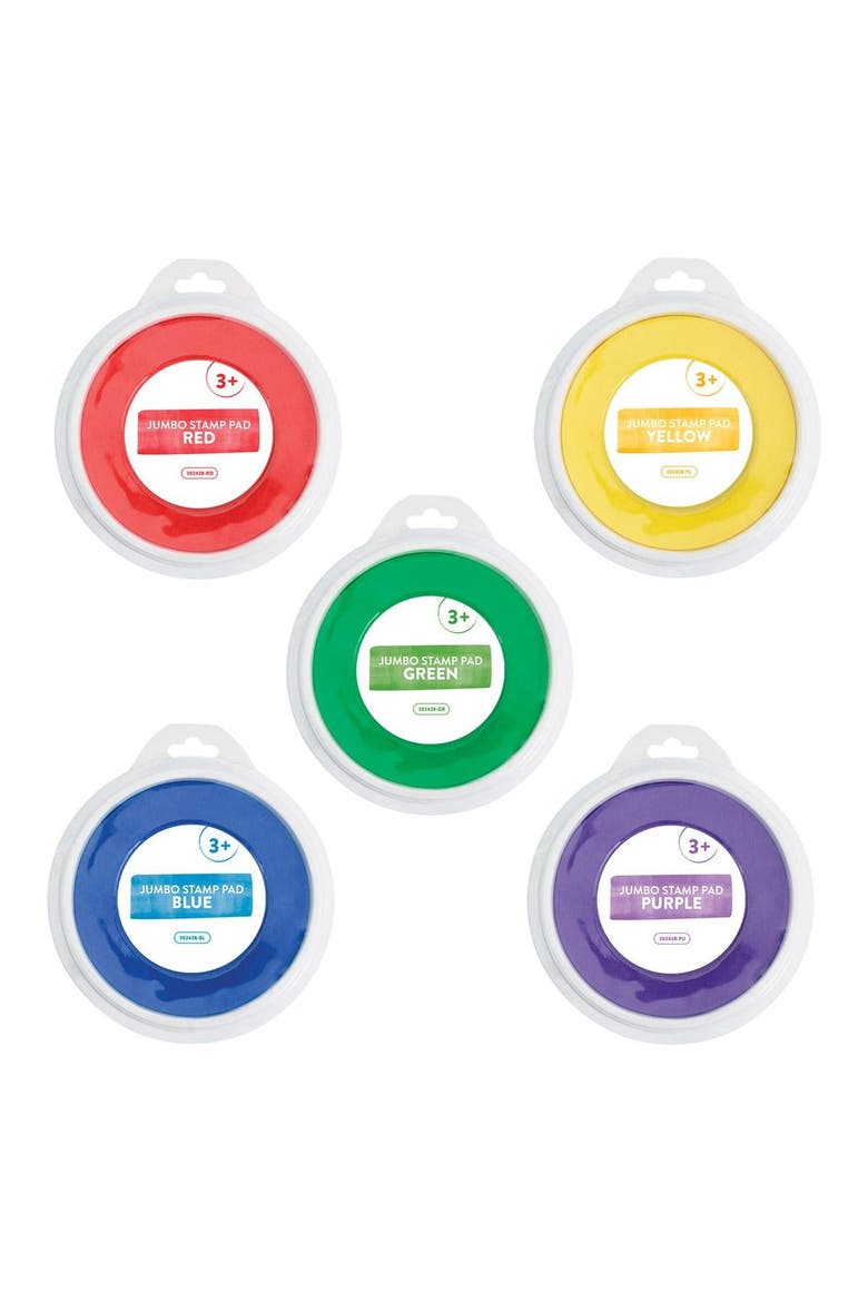 Washable Jumbo Stamp Pad - Set of 5, Main, color, Multicolored