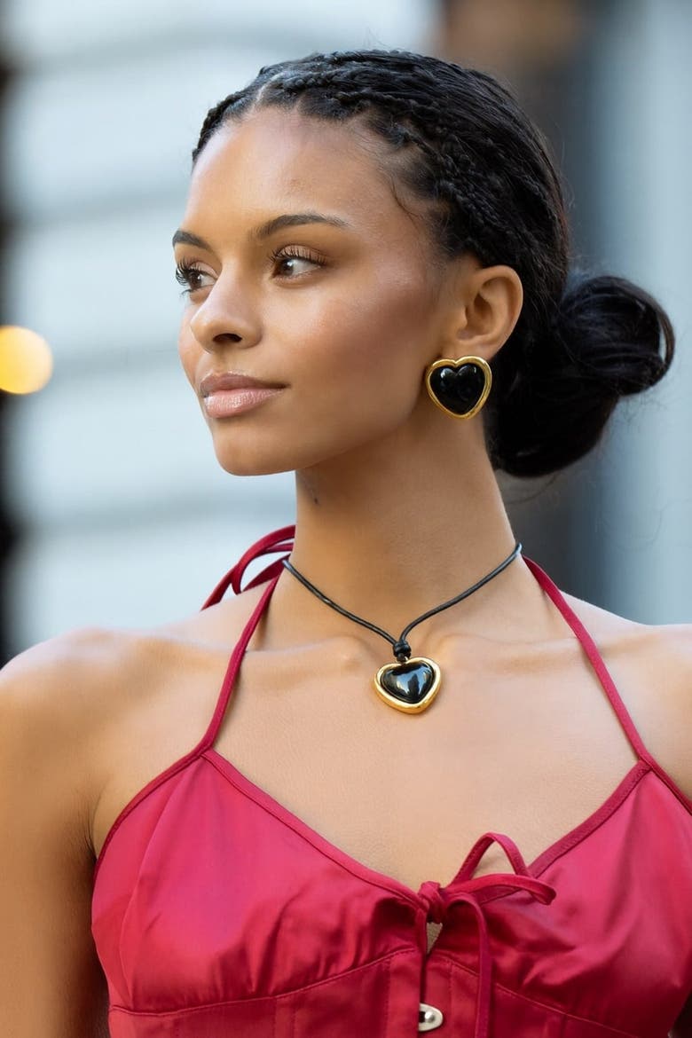 Nightgasm Rope Necklace, Alternate, color, Black Glo