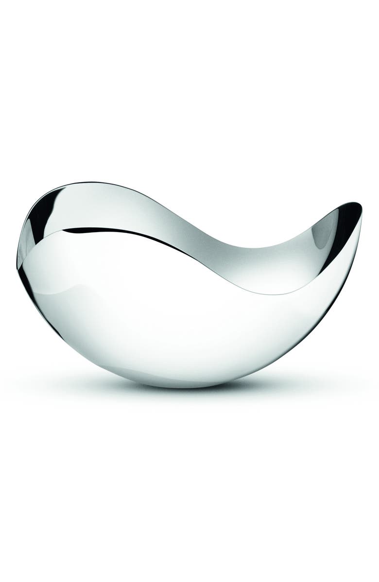 Georg Jensen Petite Bloom Bowl, Main, color, Silver