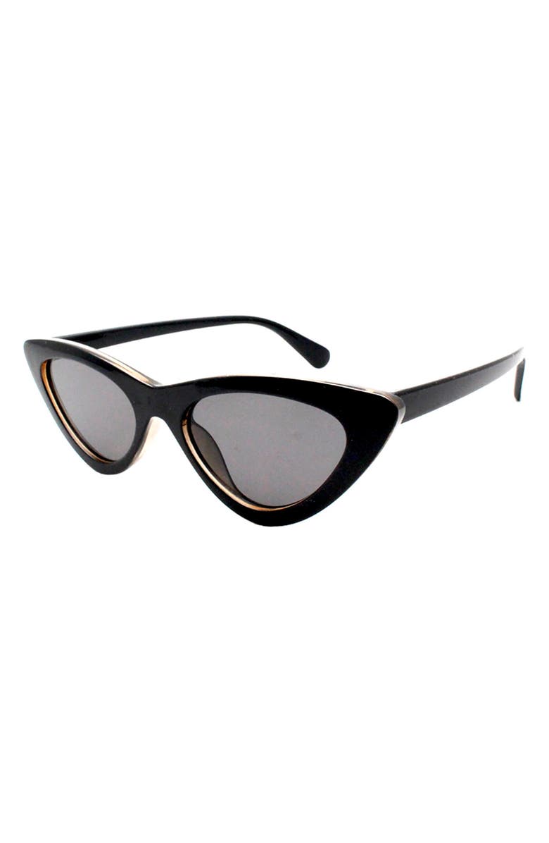 BCBG 54mm Extreme Cat Eye Sunglasses, Main, color, 