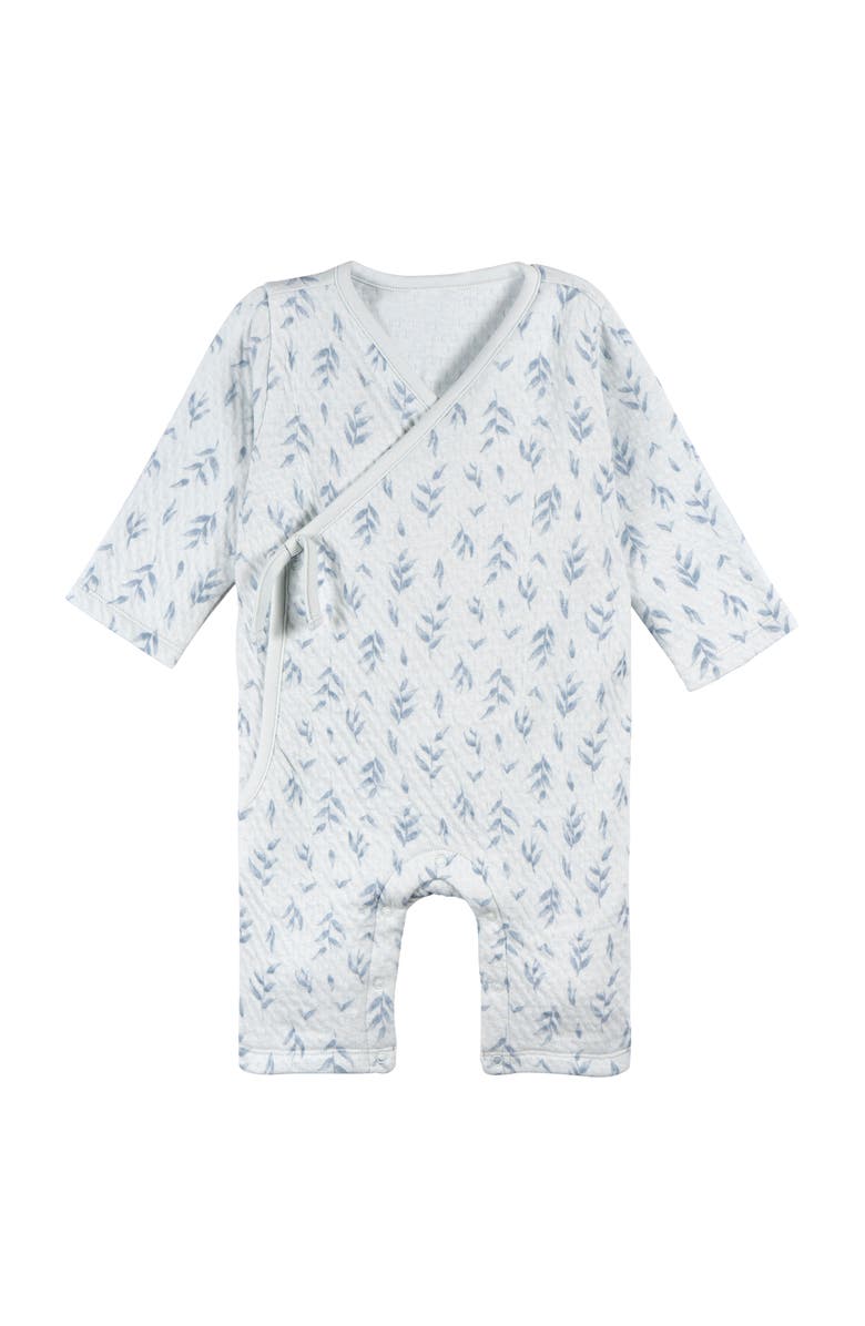 Just Born Quilted Coverall, Main, color, Leaf