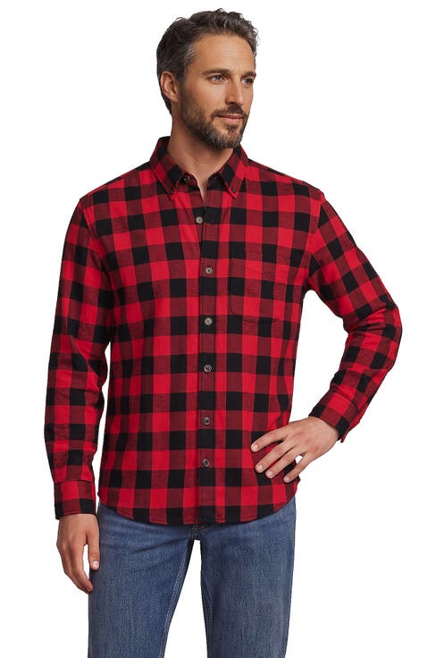 Long Sleeve Classic Fit Flagship Flannel Shirt