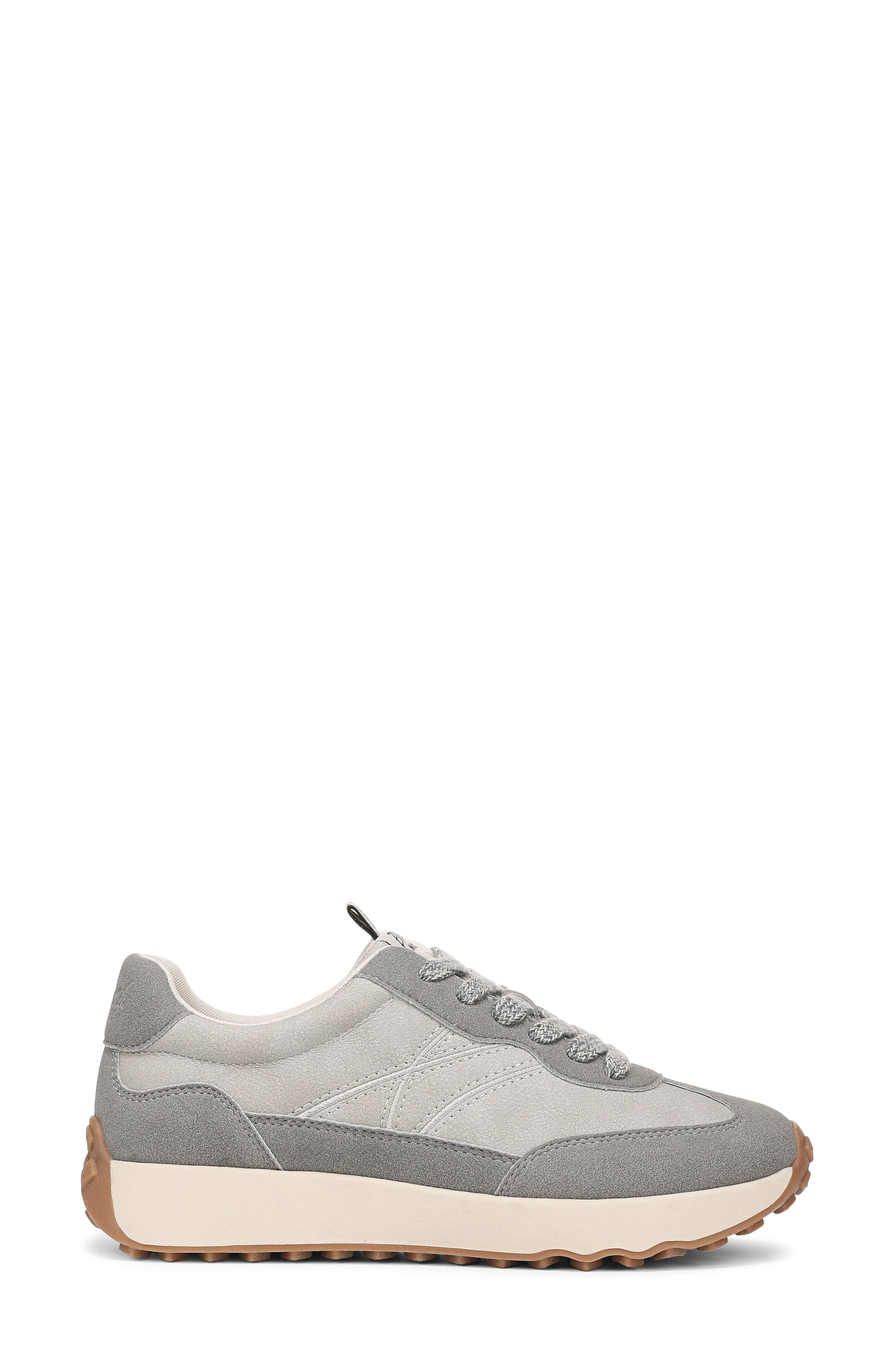 Blowfish Malibu Driftmode Sneaker, Alternate, color, Grey Faux Suede