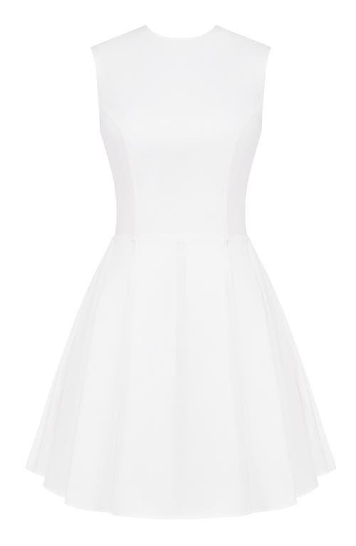 House Of Cb Claretta Sleeveless Minidress In White