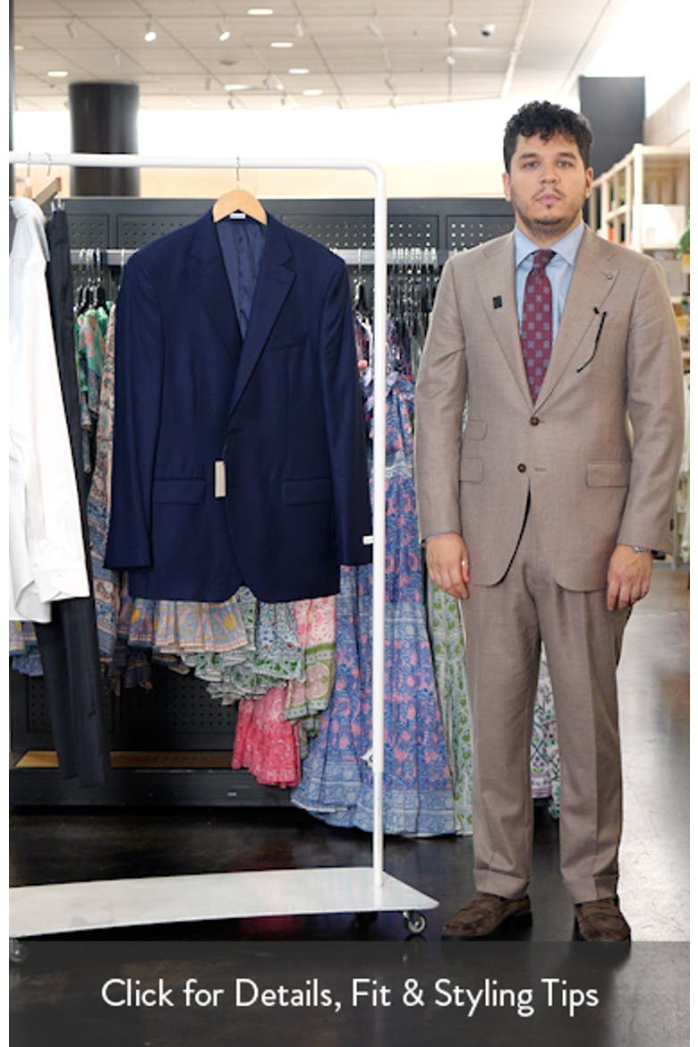 Flynn Classic Fit Navy Wool Sport Coat video