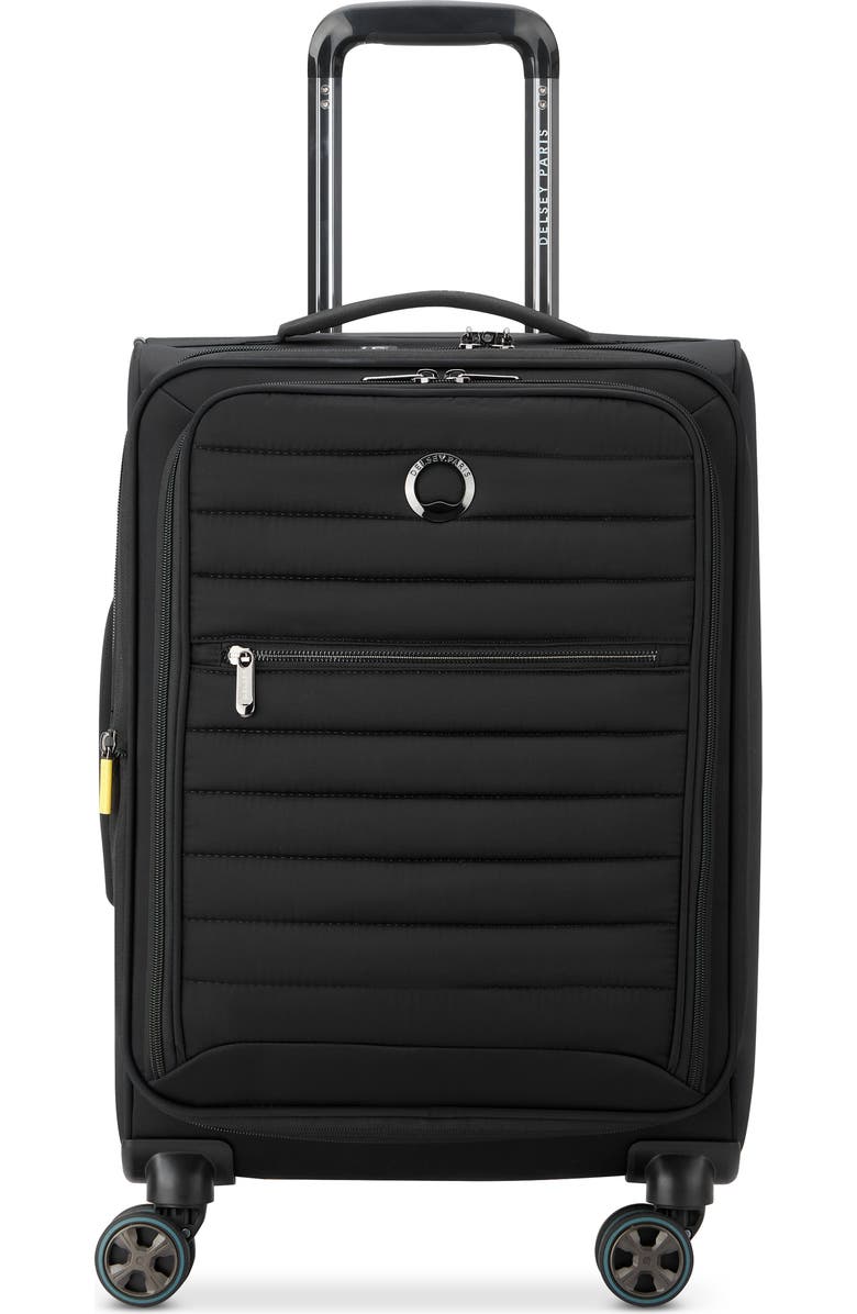 DELSEY Cruise 3.0 Softside Carry-On Luggage, Main, color, Black