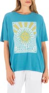 Hurley Lumina Boyfriend Oversize Cotton Jersey Graphic T-Shirt
