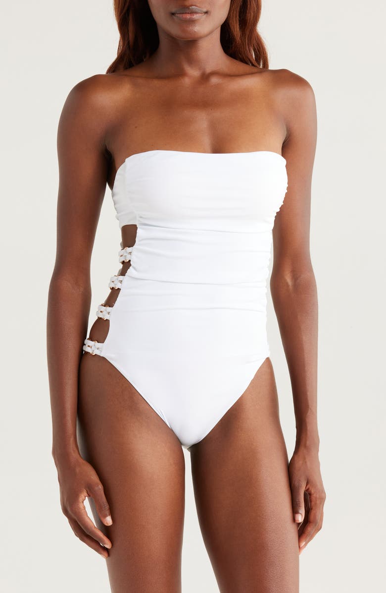 Ramy Brook Viviana Cutout One-Piece Swimsuit, Main, color, 