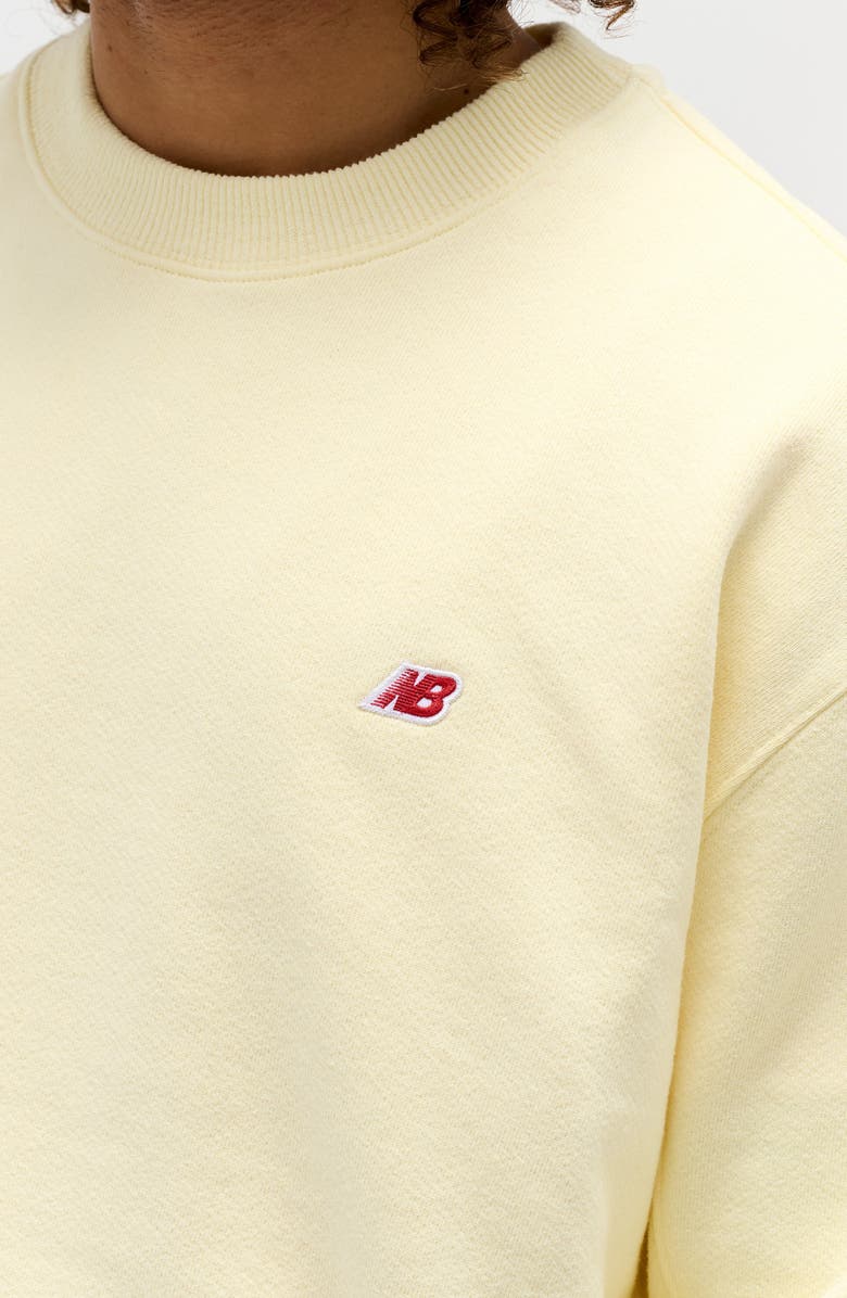 New Balance Made in USA Cotton Crewneck Sweatshirt, Alternate, color,