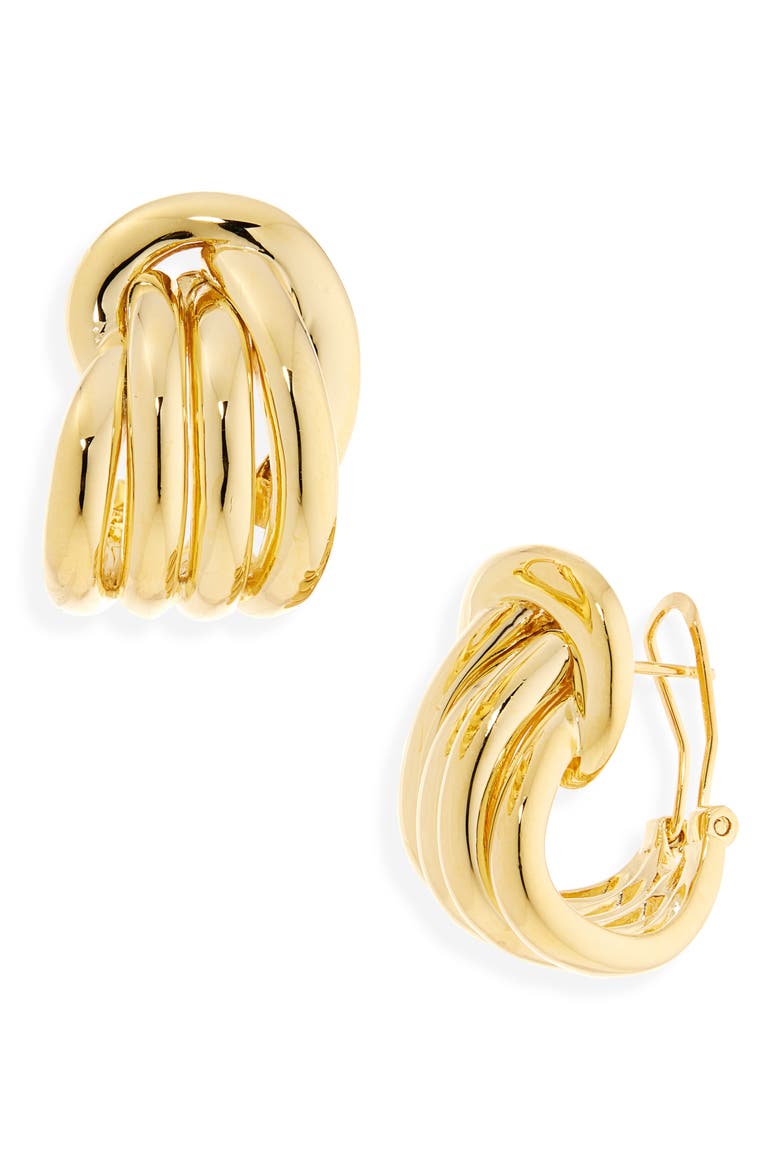 Margaux Hoop Earrings, Main, color, GOLD