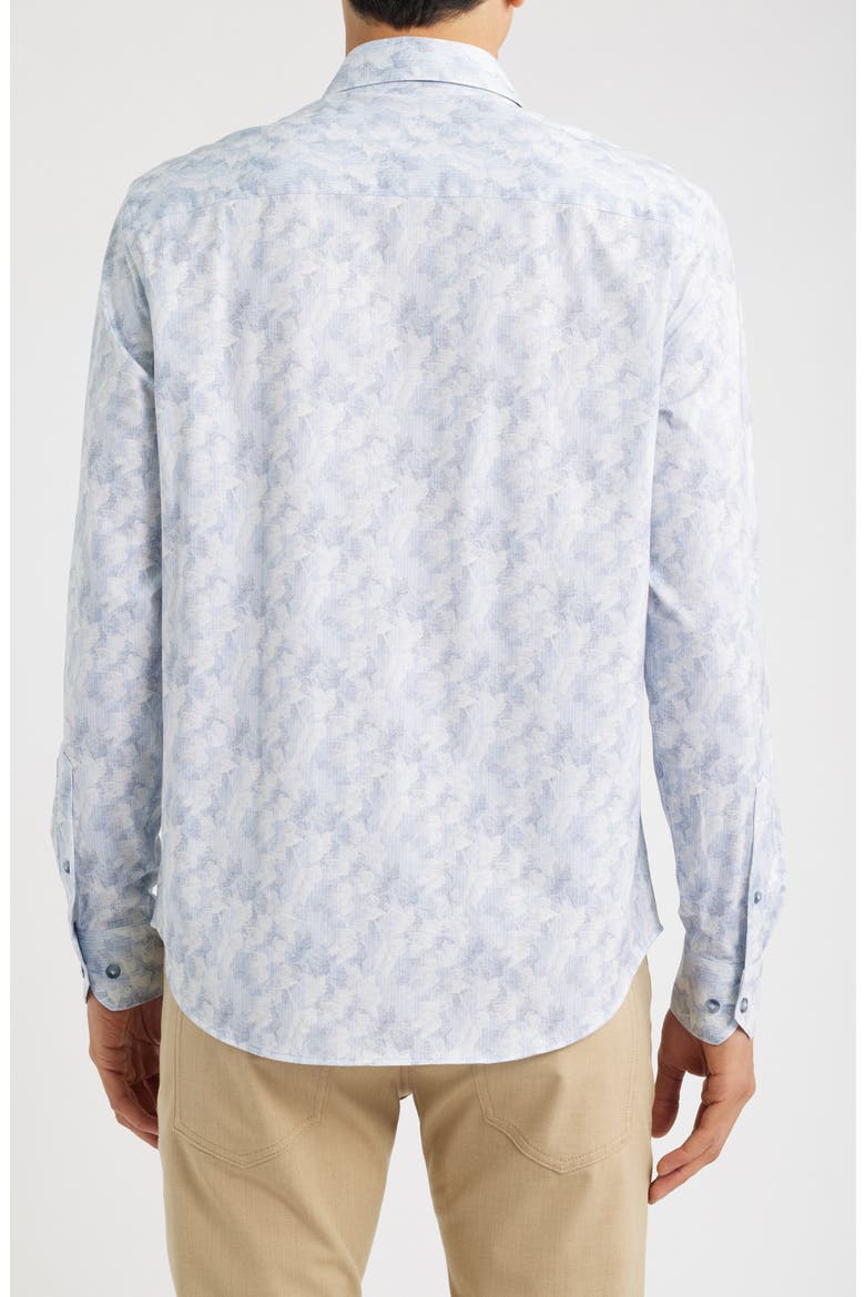 James OoohCotton Stretch Shirt, Alternate, color, AIR BLUE
