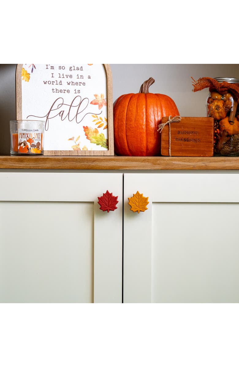 Knobēz Decorative Knob Cover, Fall Leaf, 12 Pack, Alternate, color, 
