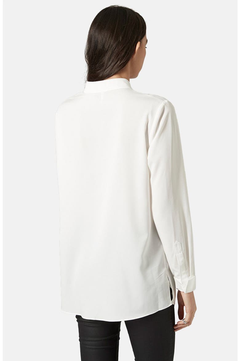 Pleated Yoke Shirt, Alternate, color, CREAM