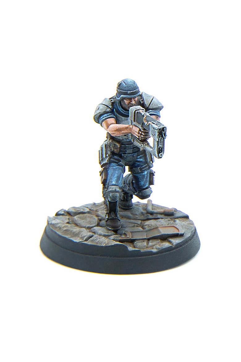 Fallout Wasteland Warfare Enclaveforce 6 Miniatures, Alternate, color, Multicolored