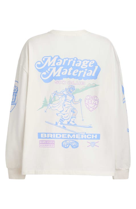 Marriage Material Collection Ski Club L/S Crew