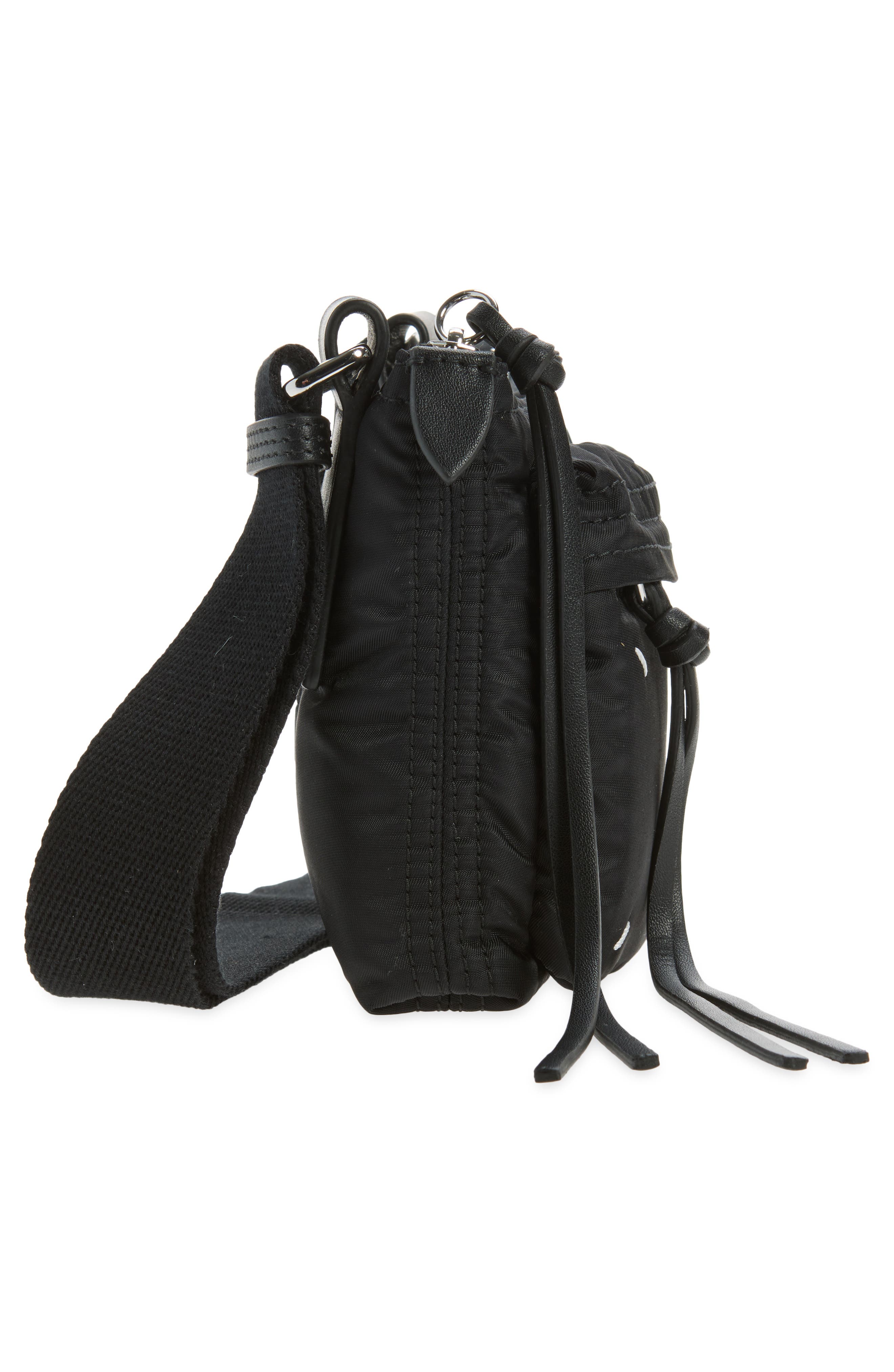 Zip Line Twill Camera Bag, Alternate, color, BLACK/ BLACK