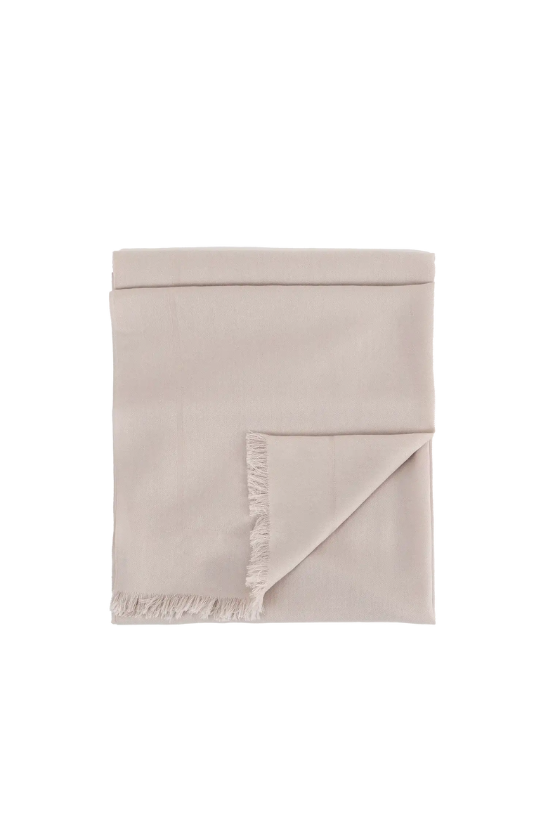 Wool Logo Scarf, Main, color, Grey