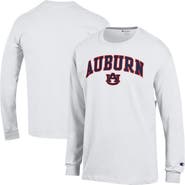 Champion Men's Champion  White Auburn Tigers Arch Over Logo Long Sleeve T-Shirt