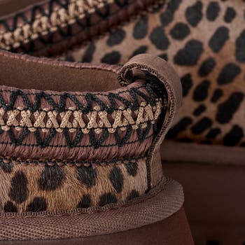 Tazz Caspian Genuine Calf Hair Platform Slipper