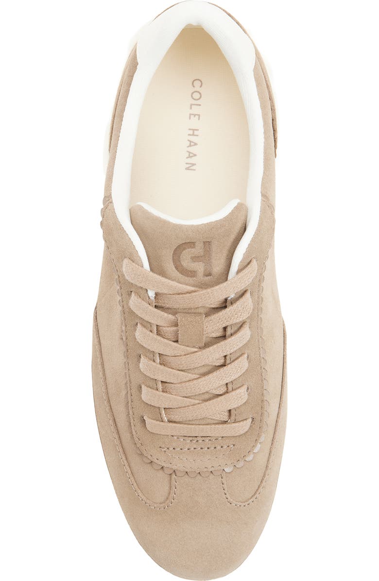 Cole Haan Grand Crosscourt Arlowe Sneaker, Alternate, color, Irish Coffee Suede/ Ivory