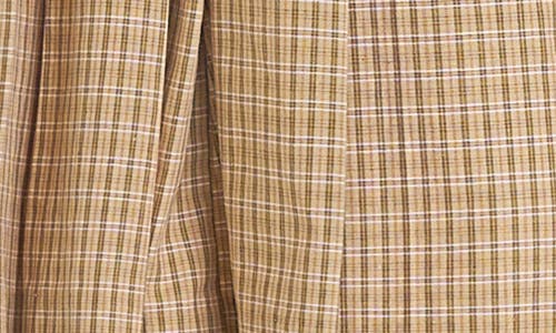 Wayf Sarah Plaid Cotton Drawstring Miniskirt In Brown