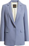 BOSS Orange Jabla One-Button Crepe Blazer