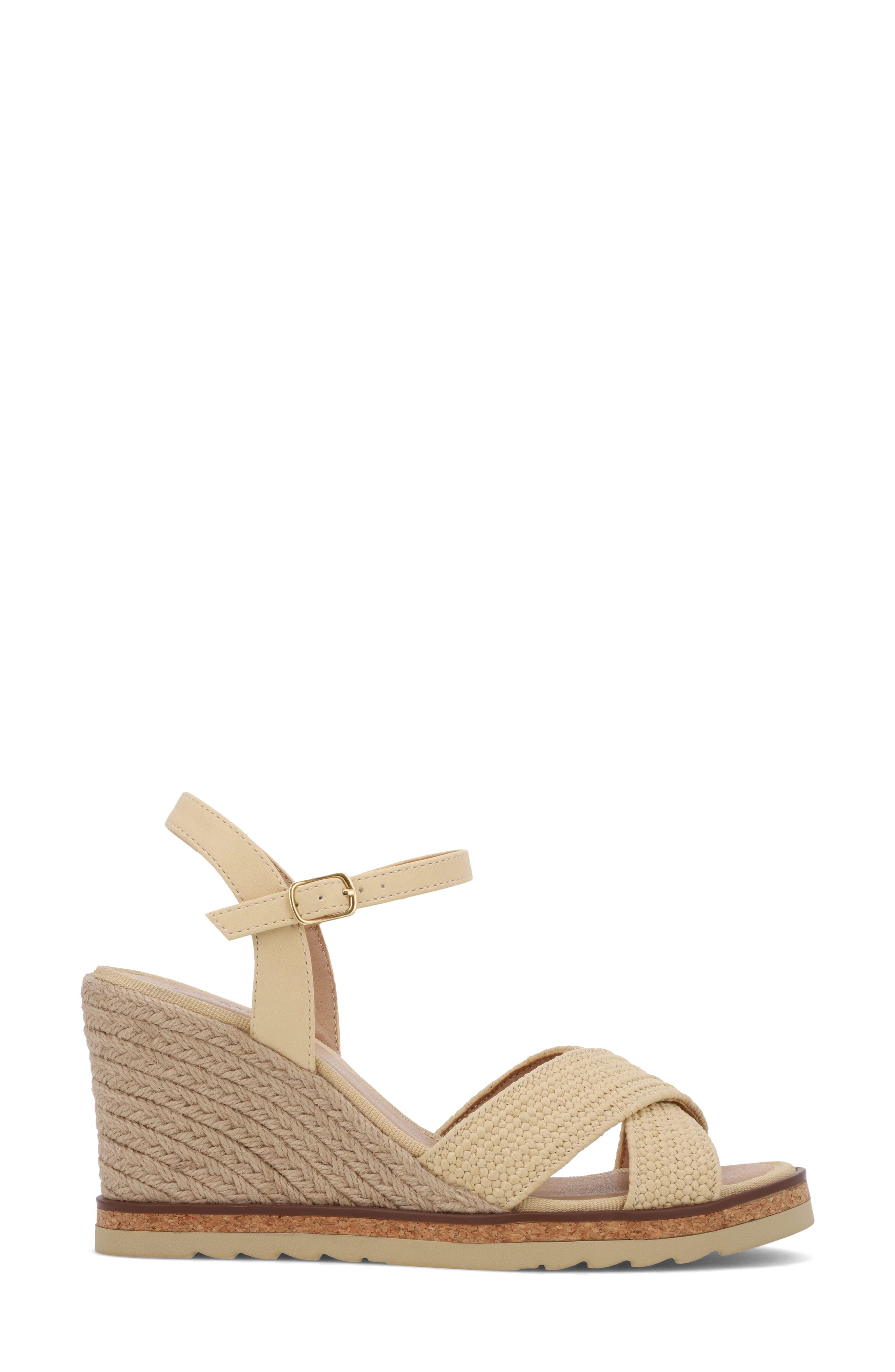 Allisha Espadrille Wedge Sandal, Alternate, color, NATURAL