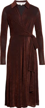 Diane von Furstenberg Phoenix Corduroy Wrap Dress