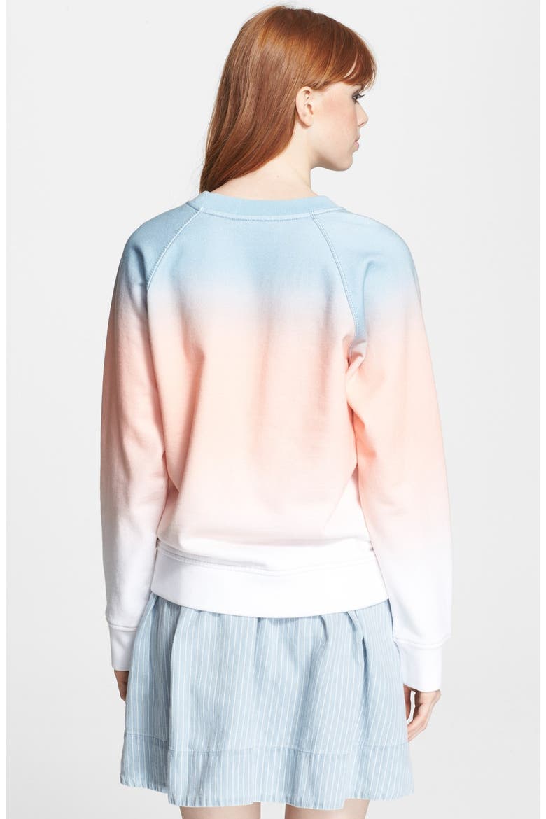 Ombré Sweatshirt, Alternate, color, COPEN BLUE MULTI