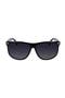 60mm Polarized Gradient Straight Top Sunglasses