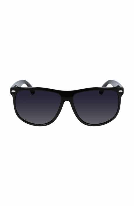 Cole Haan 60mm Polarized Gradient Straight Top Sunglasses