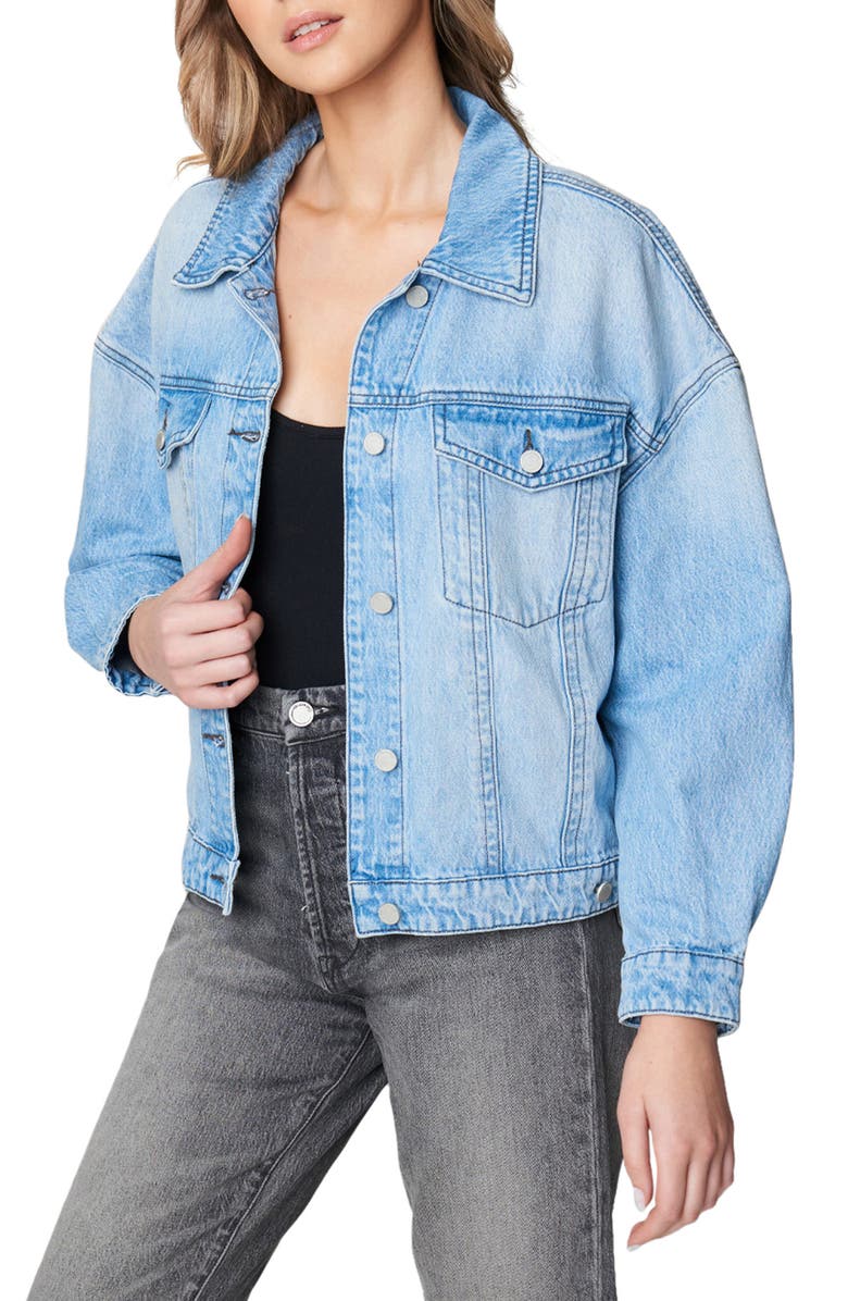 BLANKNYC Denim Trucker Jacket, Alternate, color, 